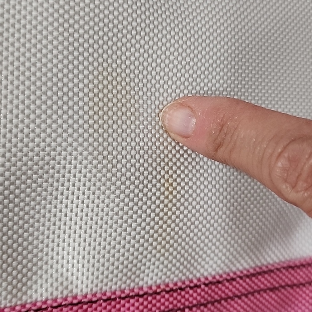 Timbuk2 Classic Billboard Messenger Bag Pink and White Medium Size Carry On - Picture 3 of 16